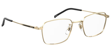 Premium Men Levis Eyeglasses: LV 7014/F - Gold Black(2) - SpecSMART Eye Clinic (Diagonal View)